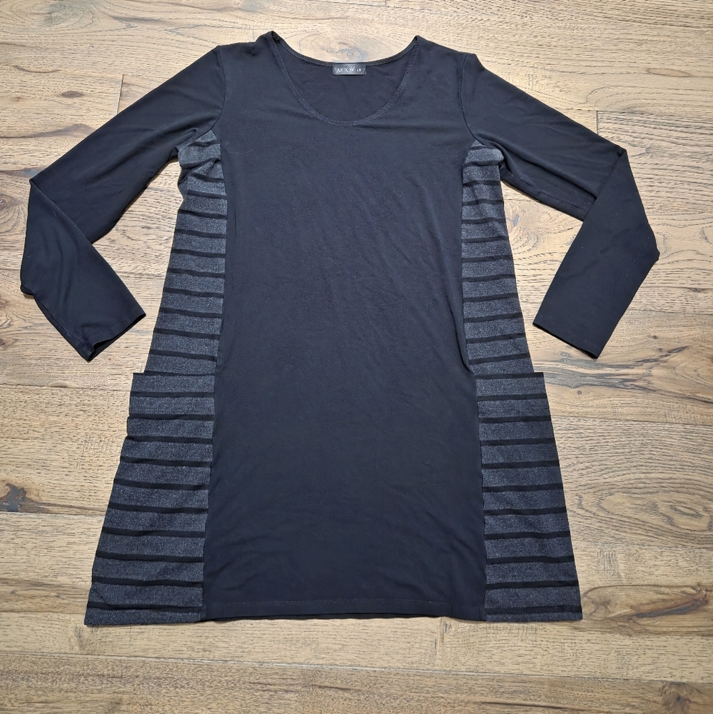 Miik Black And grey Long Sleeve Tunic